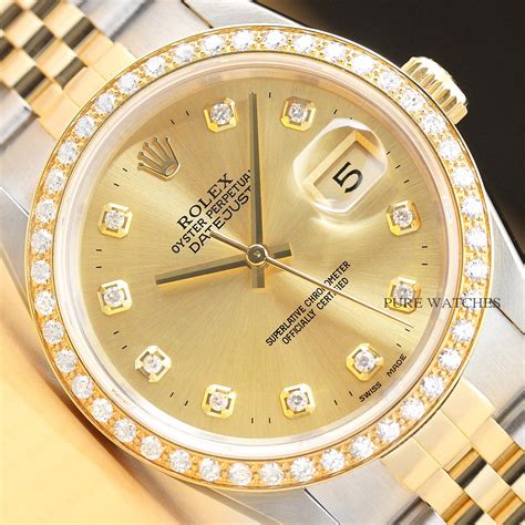 rolex 16233 diamond bezel|rolex model 16233 price.